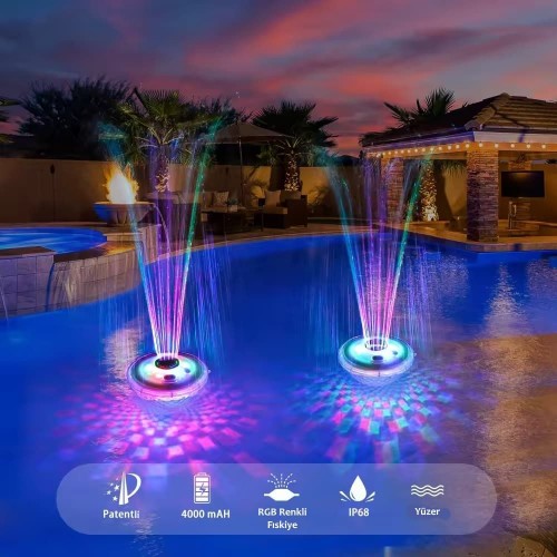 RGB Led Işıklı Fıskiye RGB Led Işıklı Fıskiye