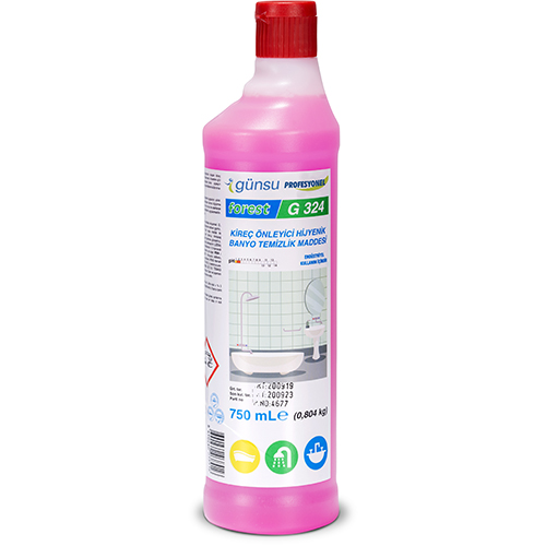 Forest G 324 Hijyenik Kireç Önleyici Banyo Temizlik Maddesi 750 ML Forest G 324 Hijyenik Kireç Önleyici Banyo Temizlik Maddesi 750 ML