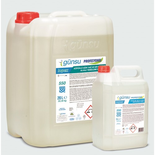 jaxpel Lopex 550 Köpüklü Ağır Yağ Ve Kir Çözücü Alkali Temizleme Maddesi 5 L jaxpel Lopex 550 Köpüklü Ağır Yağ Ve Kir Çözücü Alkali Temizleme Maddesi 5 L