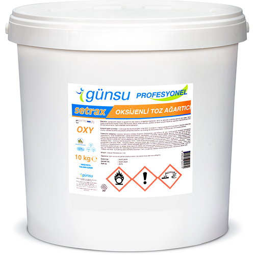 Setrax OXY Oksijenli Toz Ağartıcı 10 KG Setrax OXY Oksijenli Toz Ağartıcı 10 KG