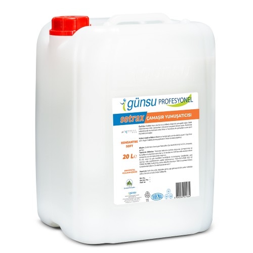 Setrax Soft Konsantre Çamaşır Yumuşatıcısı Konsatre 20 L Setrax Soft Konsantre Çamaşır Yumuşatıcısı Konsatre 20 L