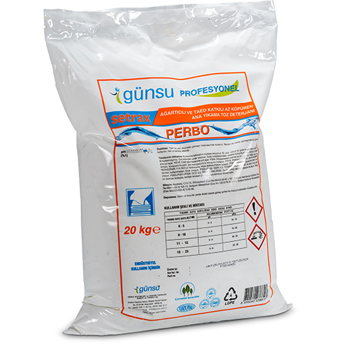 Setrax PERBO Komple Ana Yıkama Deterjanı Ağartıcılı Ve TAED Katkılı 20 KG Setrax PERBO Komple Ana Yıkama Deterjanı Ağartıcılı Ve TAED Katkılı 20 KG